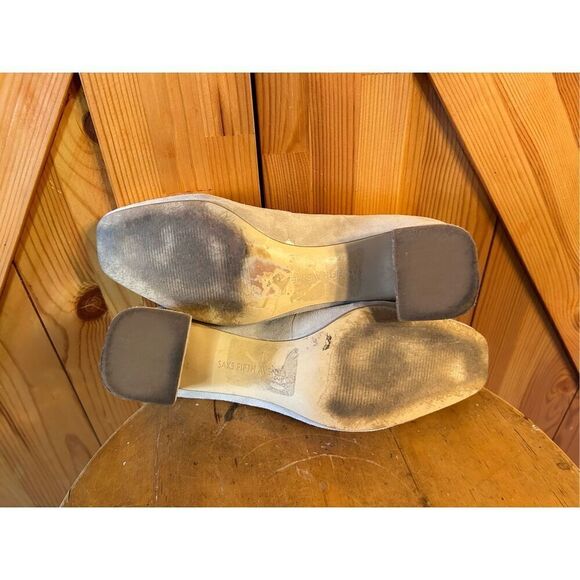 SAKS FIFTH AVE HIGH HEEL SUEDE BRENDA SIZE 8M - Picture 8 of 10